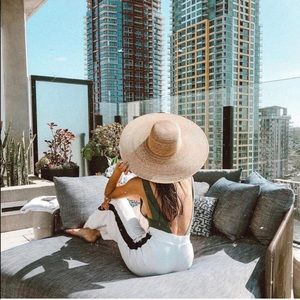 LACKOFCOLOR ULTRA WIDE PALMA BOATER